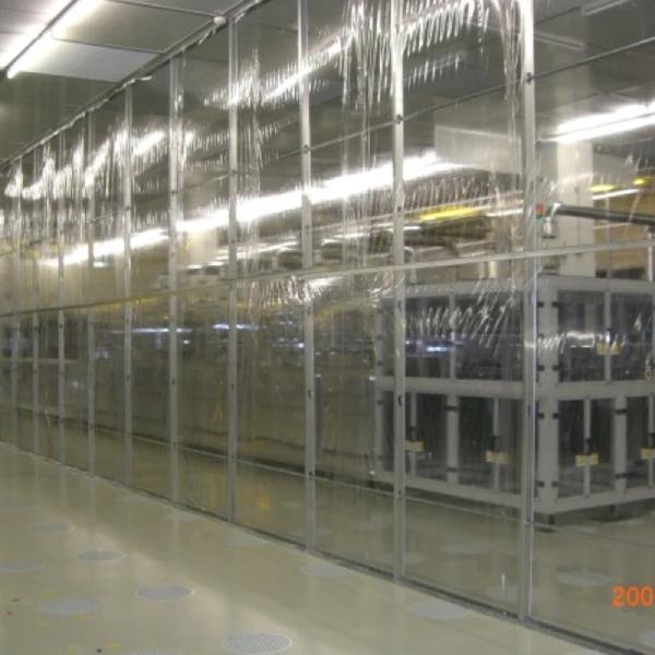 Anti-statik PVC bersih Booth / ESD PVC Strip tirai kandungan